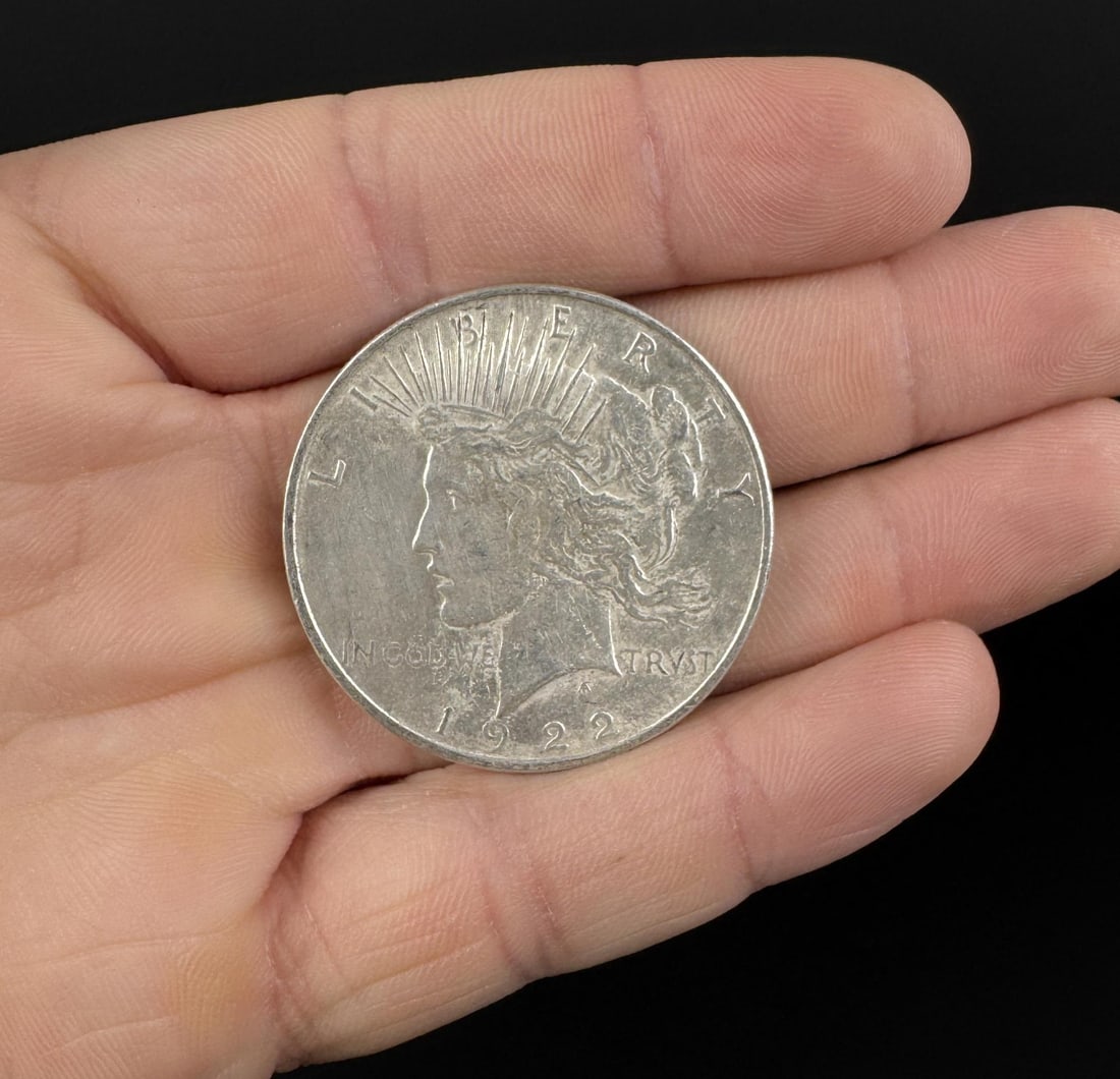1922 P Silver Peace Dollar: Nice example.