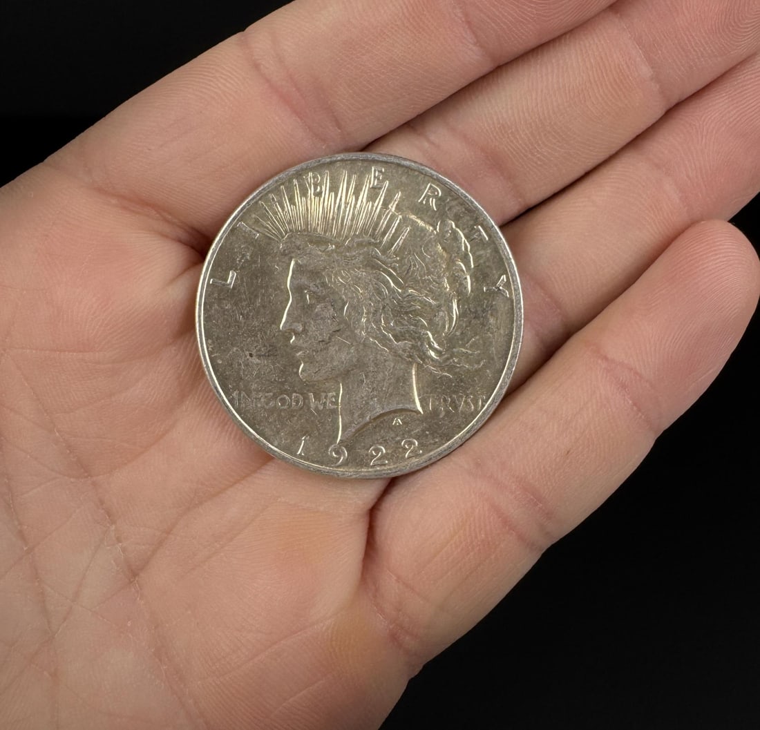 1922 P Silver Peace Dollar: Nice example.