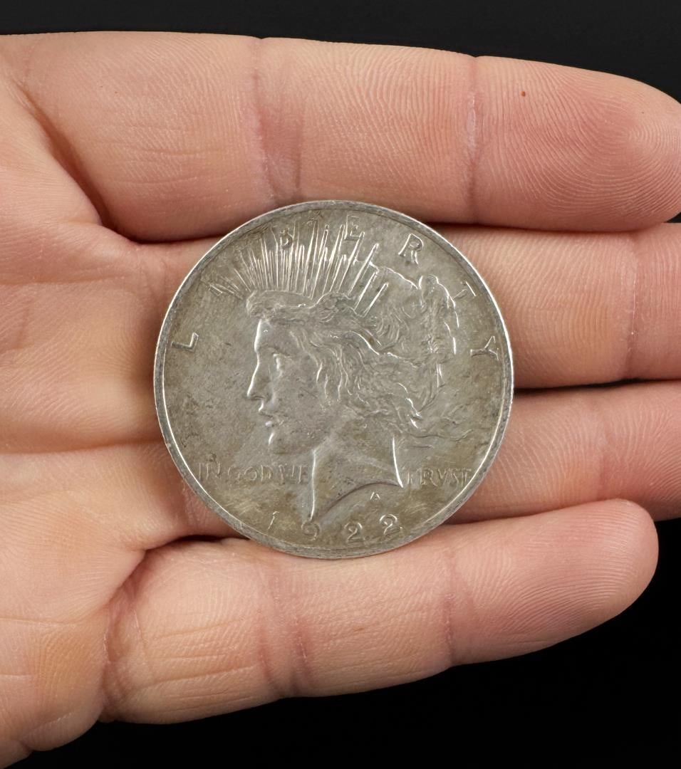 1922 P Silver Peace Dollar: Nice example.