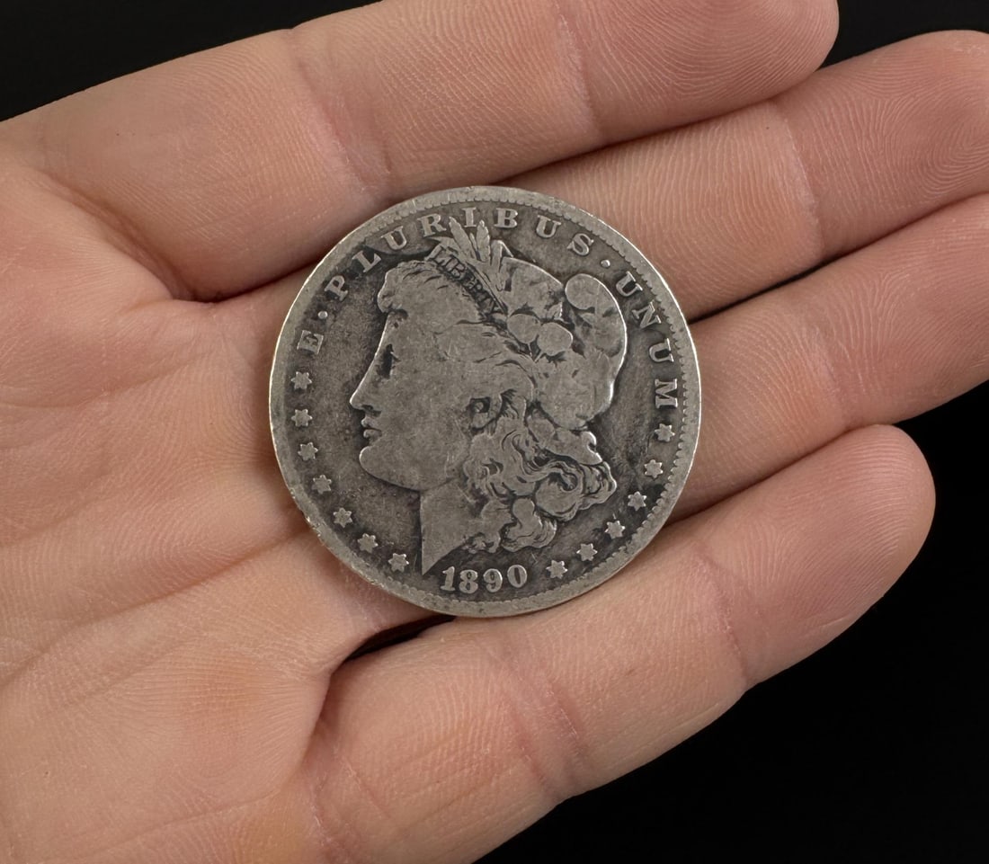 1890 O Morgan Silver Dollar: Nice example.
