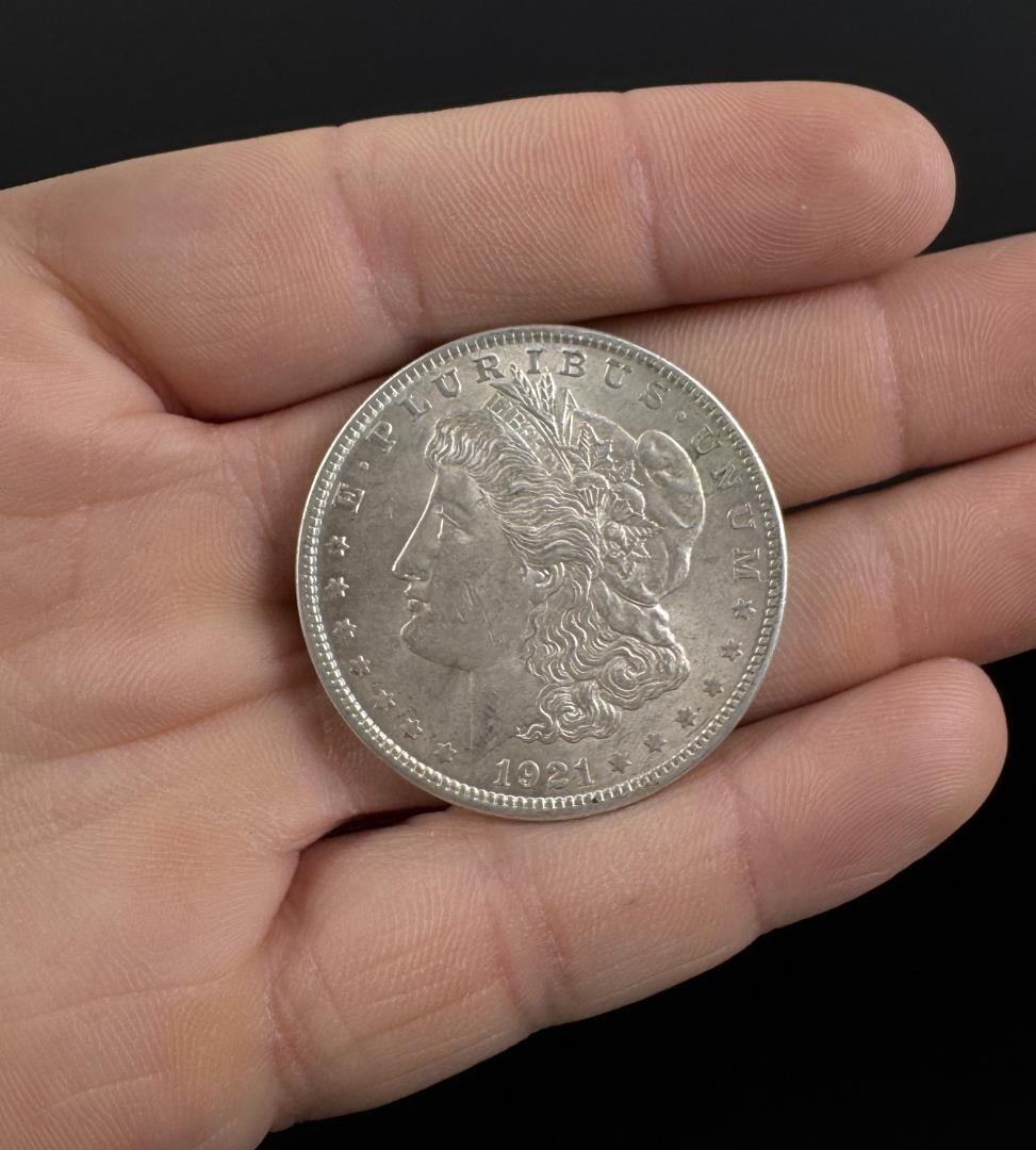 1921 P Morgan Silver Dollar: Nice example.