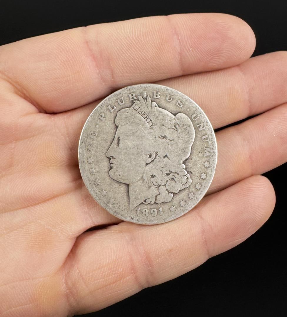 1891 O Morgan Silver Dollar: Nice example.