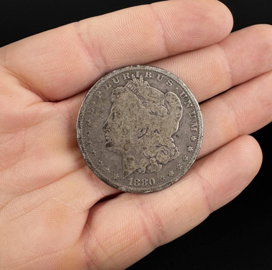 1880 P Morgan Silver Dollar: Nice example.