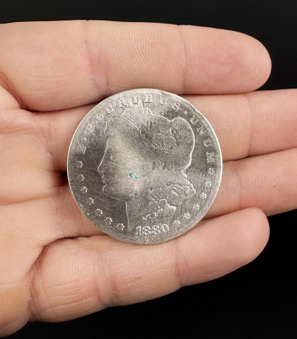 1880 S Morgan Silver Dollar (1 of 3)