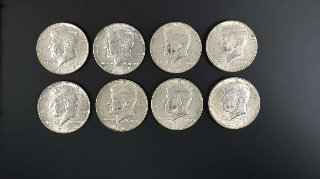 Kennedy 40% Silver Half Dollars (1 of 3)