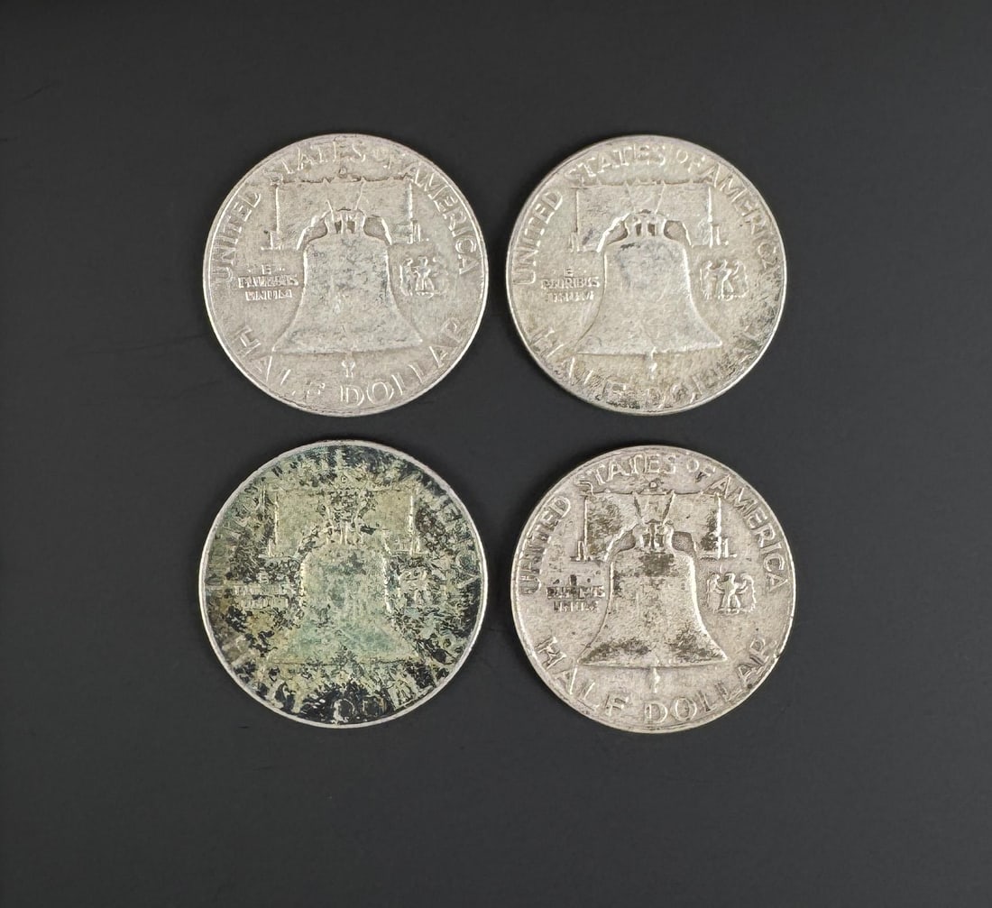 Franklin Silver Half Dollars - 2
