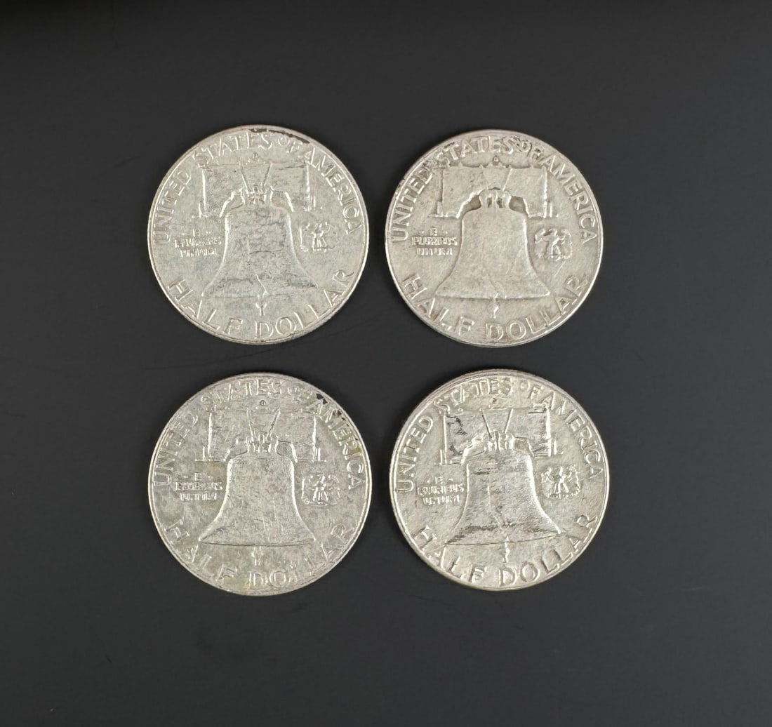 Franklin Silver Half Dollars - 2