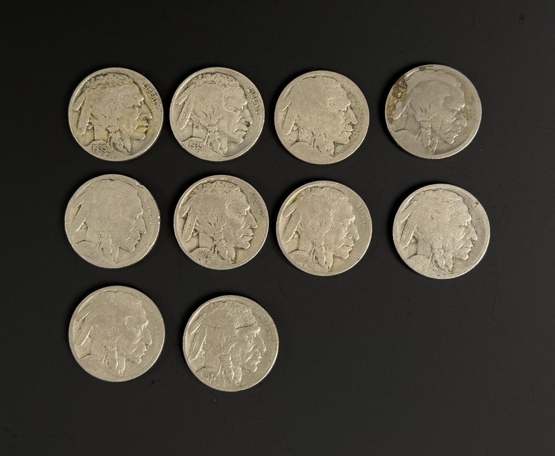 Collection of Buffalo Nickels (1 of 4)