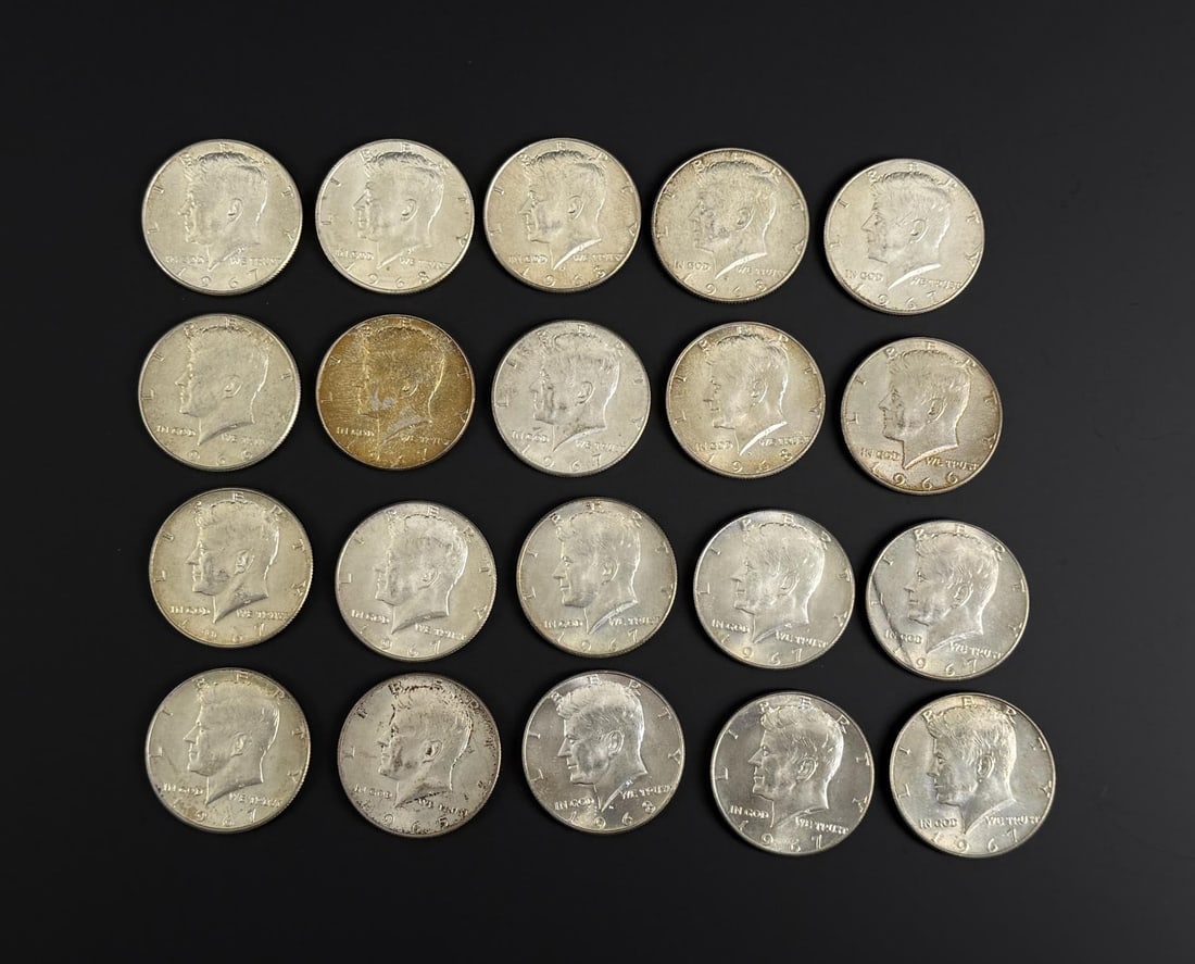 Kennedy 40% Silver Half Dollars (1 of 3)