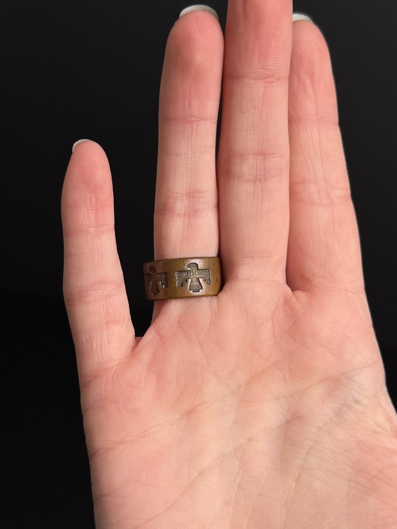 Bell Trading Post Copper Thunderbird Ring - 3