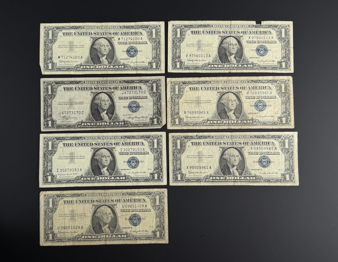 United States One Dollar $1 Silver Certificates (1 of 3)