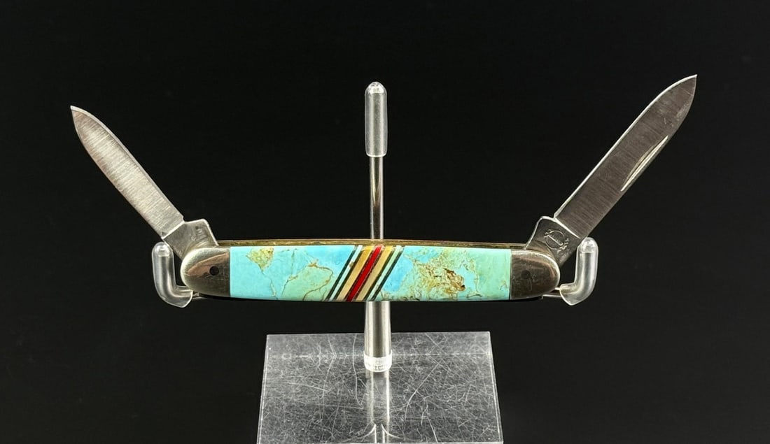 Remington Turquoise Handle Pocket Knife (1 of 4)