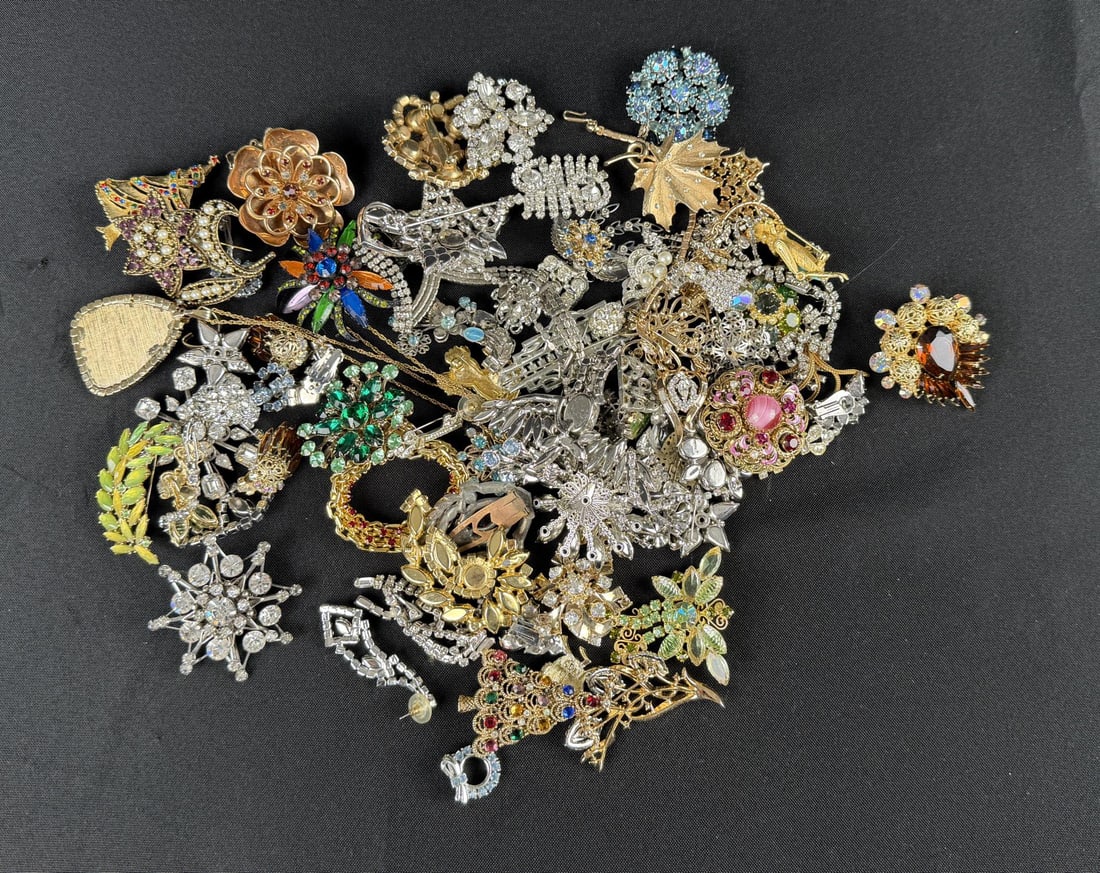 Collection of Rhinestone Costume Jewelry (1 of 4)