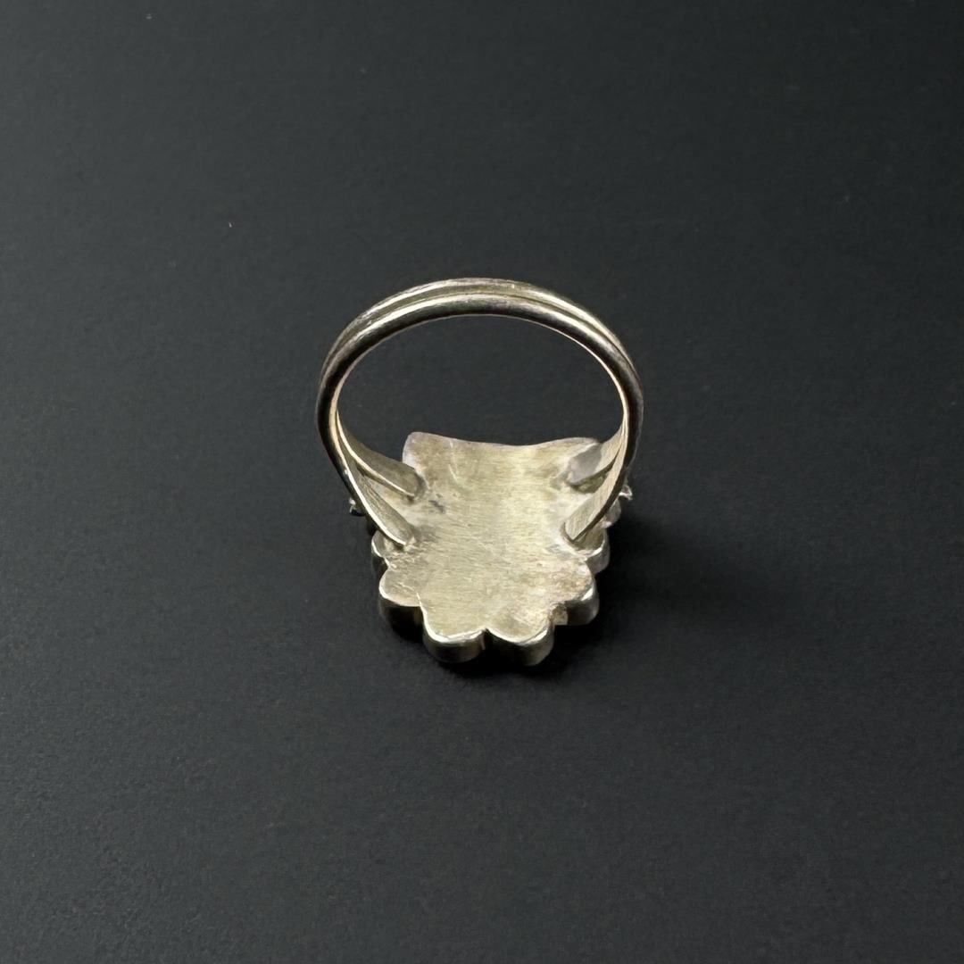 Zuni Sterling Silver Thunderbird Ring - 4