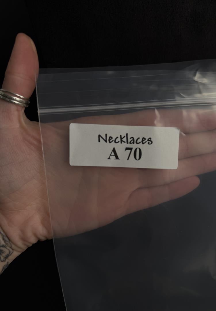 Custom Made Clay Pattern Ball Necklace - 4