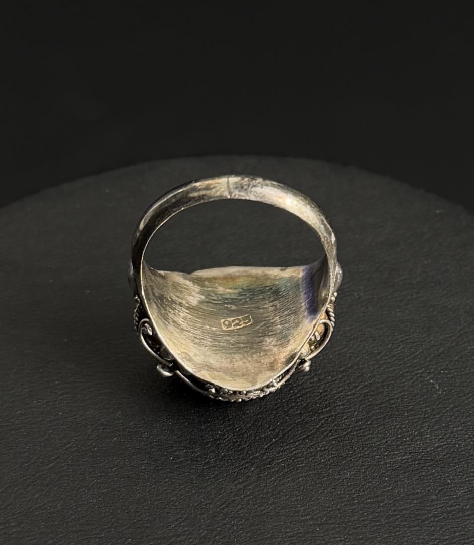 Sterling Silver Poison Ring - 5