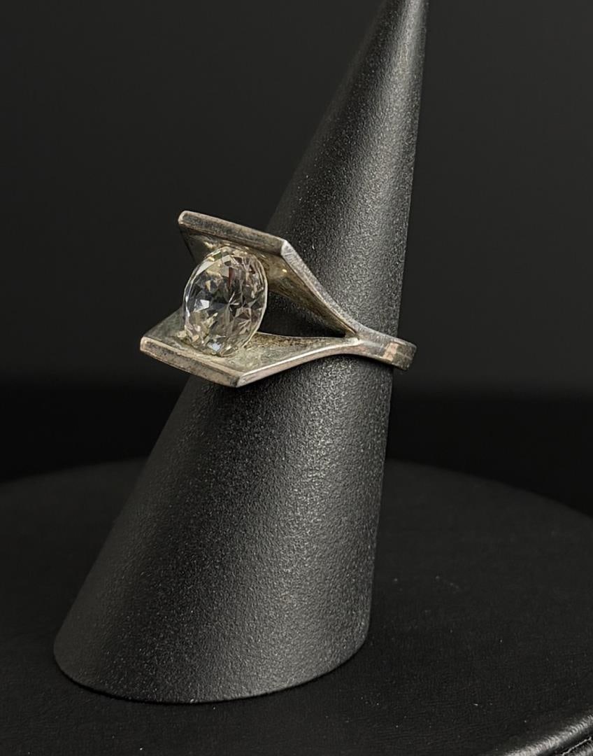 Sterling Silver Quartz Ring - 2