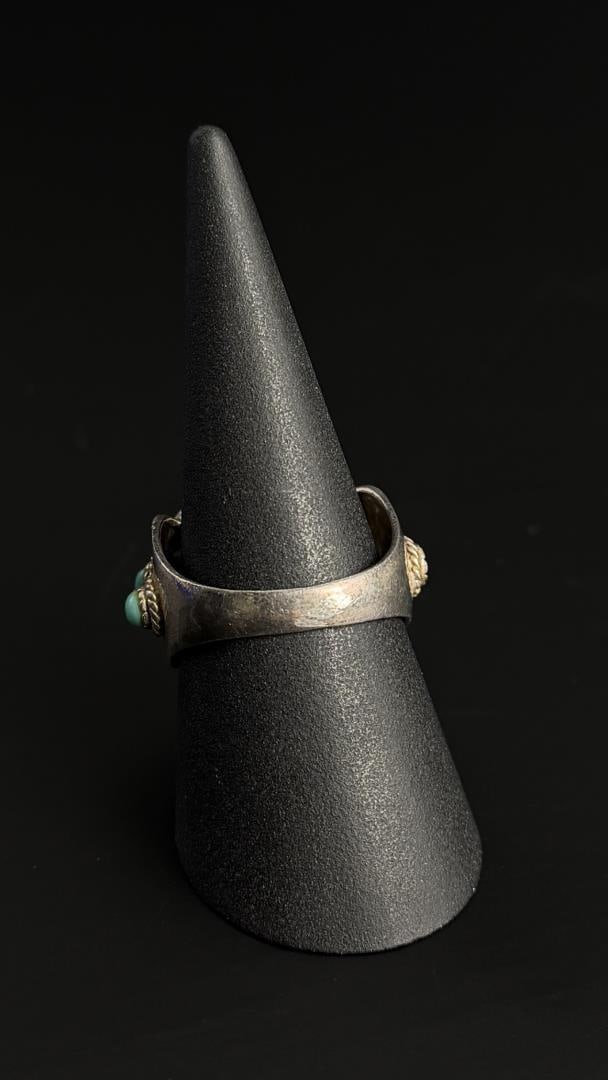 Sterling Silver Turquoise Ring - 2