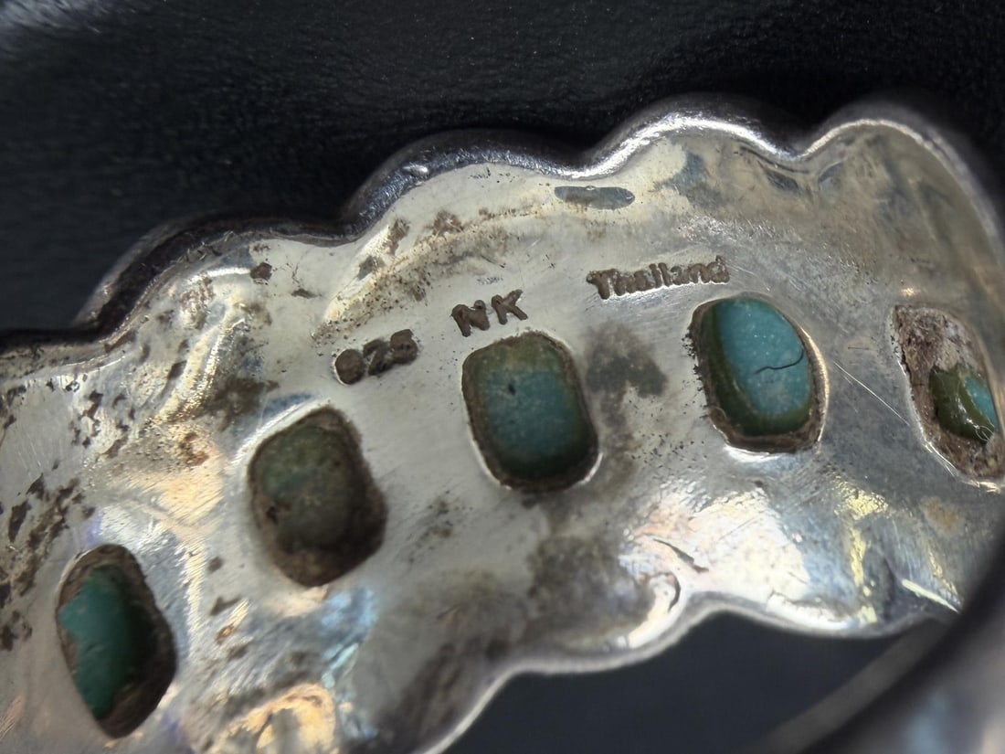 Sterling Silver Turquoise Ring - 7