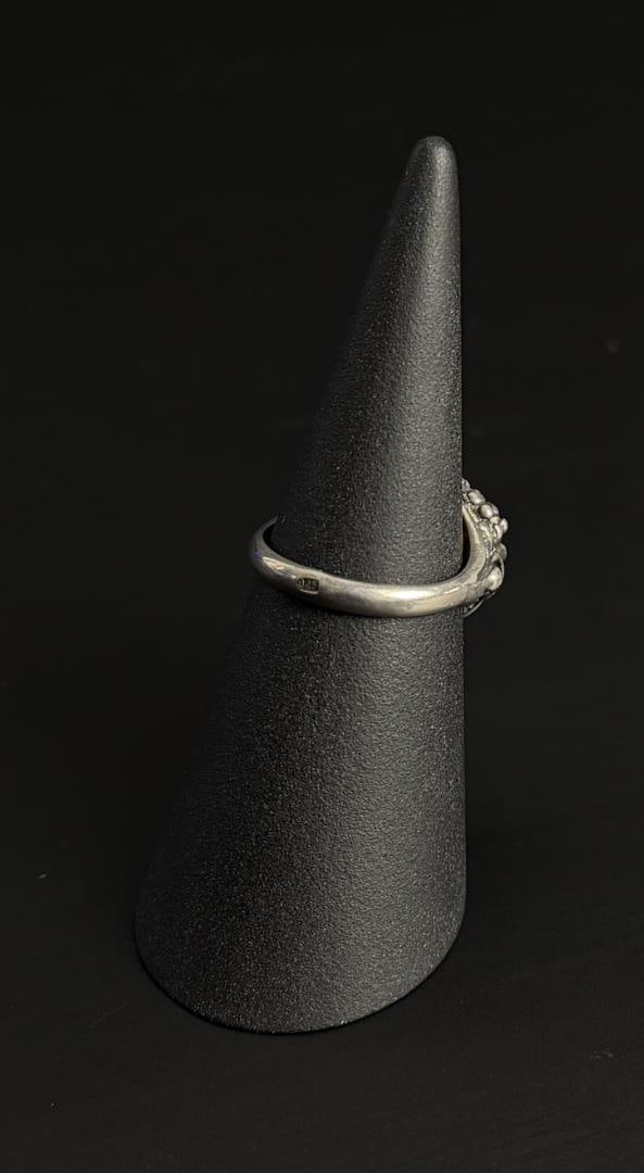 Sterling Silver Baltic Amber Ring - 2