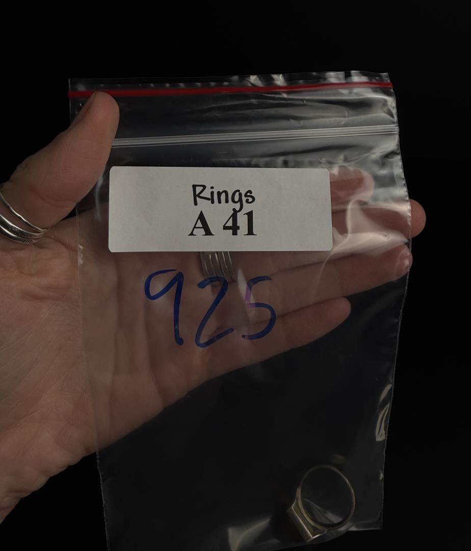 .830 Silver Baltic Amber Ring - 9