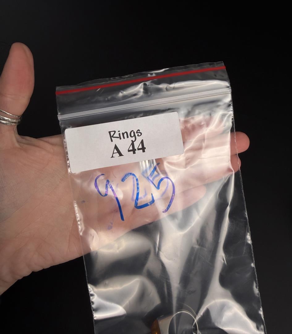 Sterling Silver Baltic Amber Ring - 12