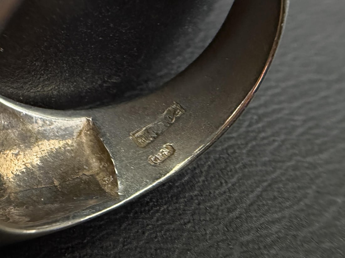 Sterling Silver Baltic Amber Ring - 7