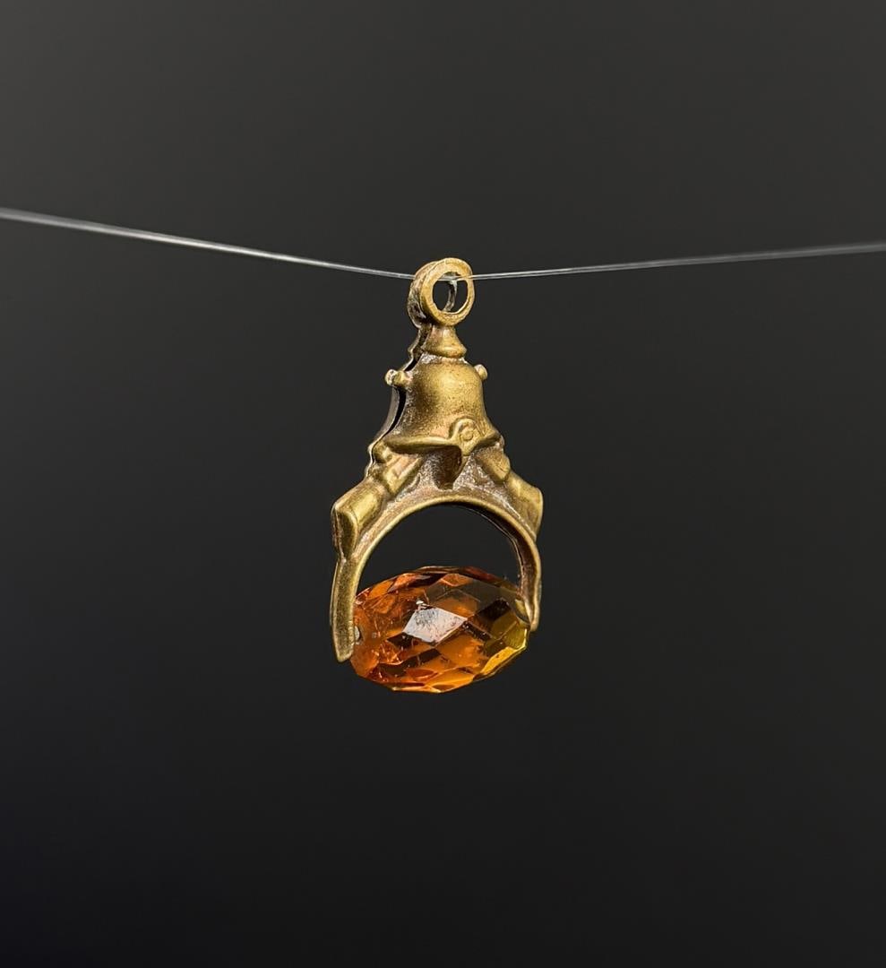 WWI WW1 Prussian Helmet Watch Fob: 1 3/8" long.