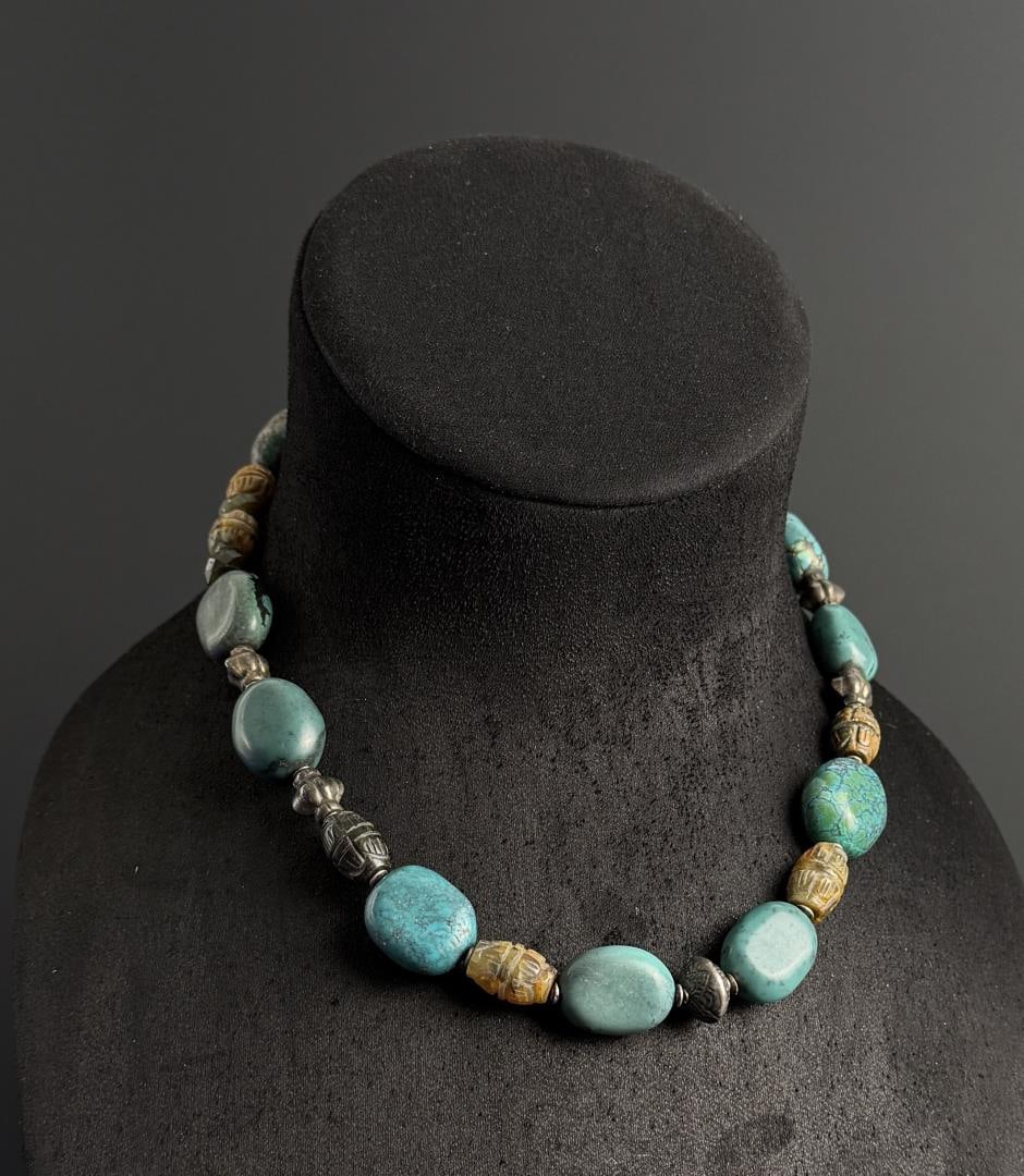 Turquoise Sterling Silver Necklace (1 of 3)