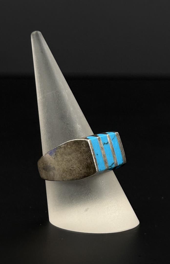 Sterling Silver Turquoise Ring - 2
