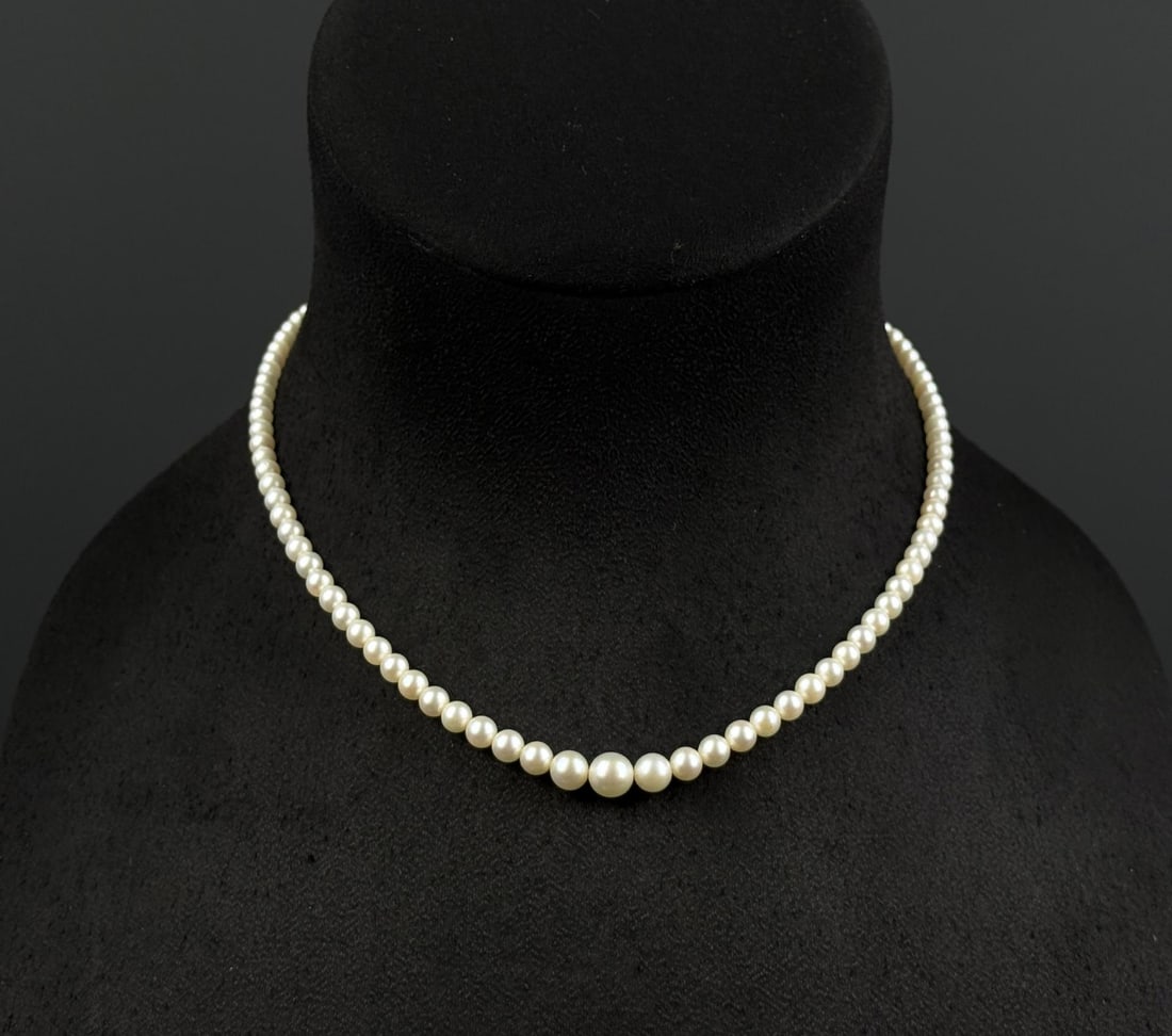 14k Gold Cultured Pearl Necklace (1 of 6)