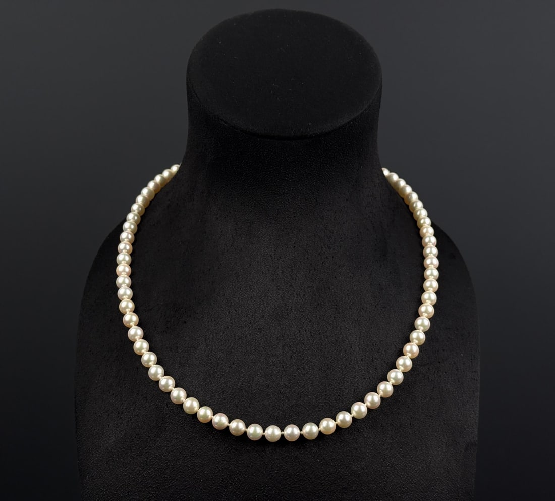 14k Gold Cultured Pearl Necklace (1 of 5)