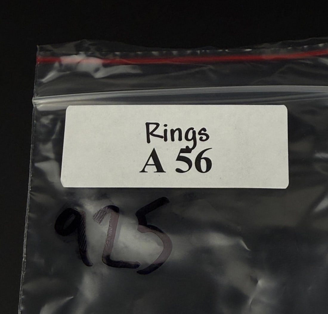 Sterling Silver Amber Ring - 7