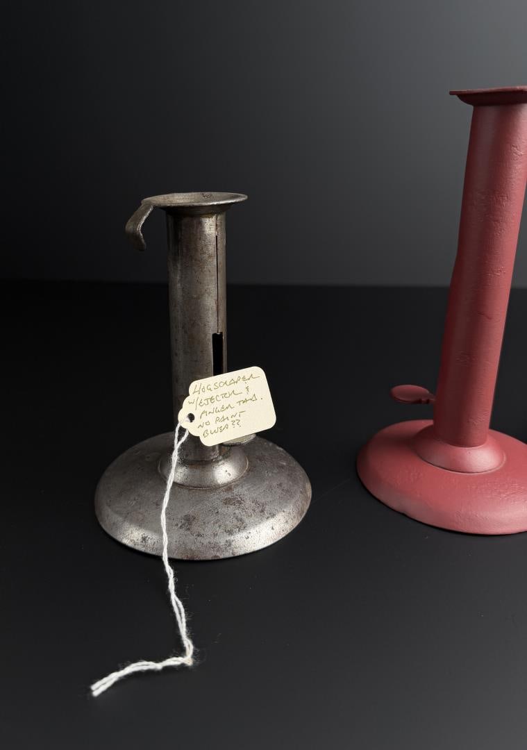 19th Century Hog Scraper Candlesticks - 5