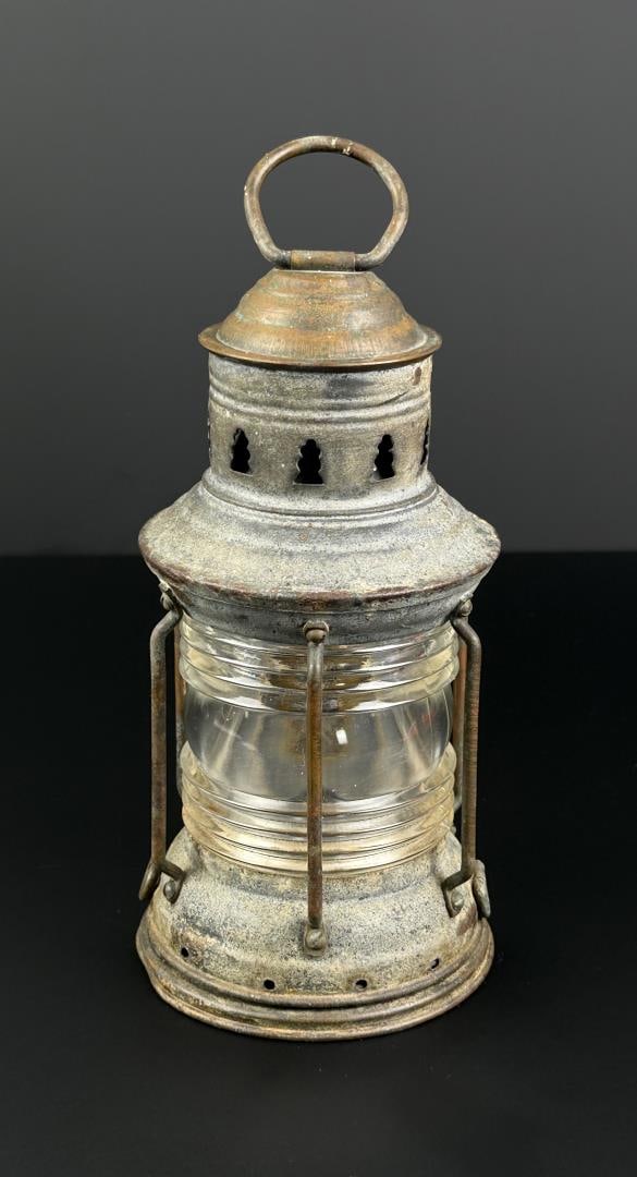 Copper Nautical Maritime Kerosene Ships Lantern (1 of 4)