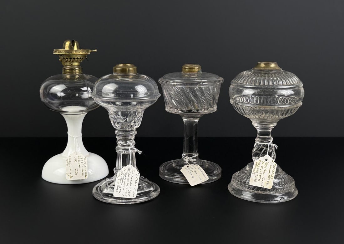 Collection of Kerosene Whale Oil Lamps (1 of 10)