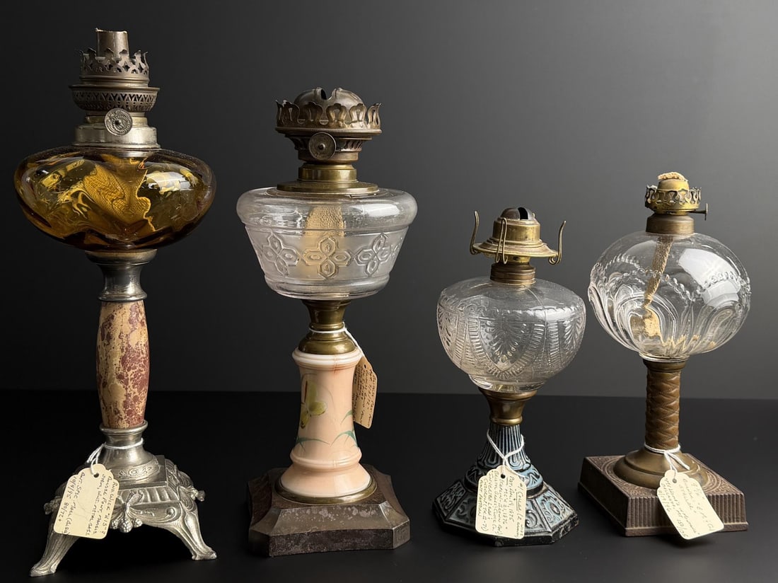 Cast Iron Base Kerosene Lamps (1 of 20)