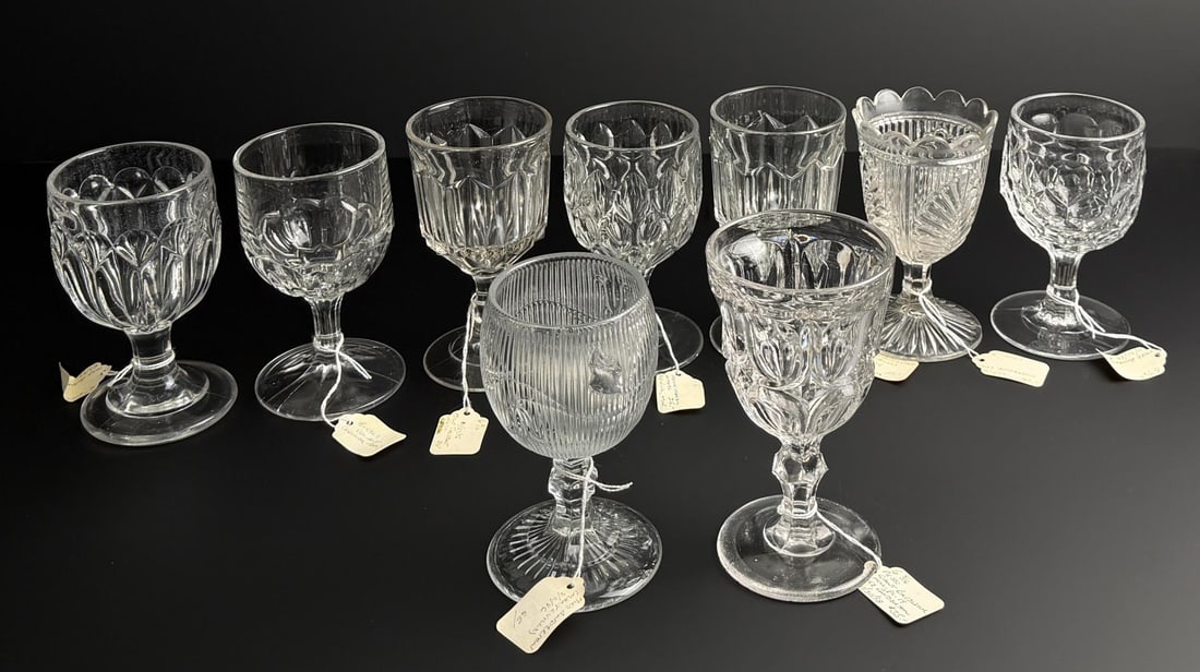 EAPG Flint Glass Goblets (1 of 16)