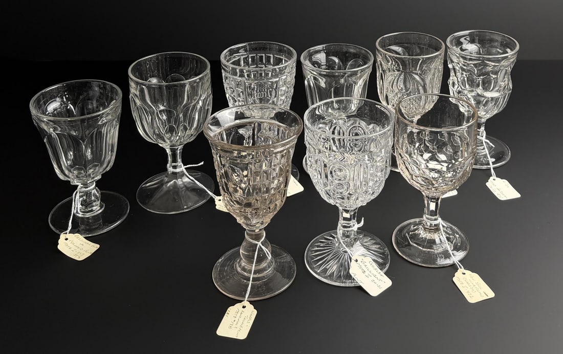 Collection of Flint Glass Goblets (1 of 14)