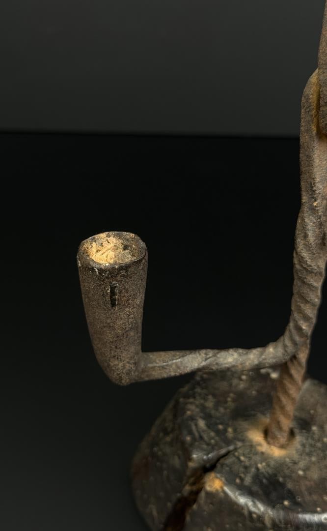 18th Century Rush Light Candlestick - 5