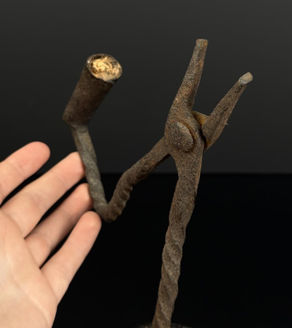 18th Century Rush Light Candlestick - 6