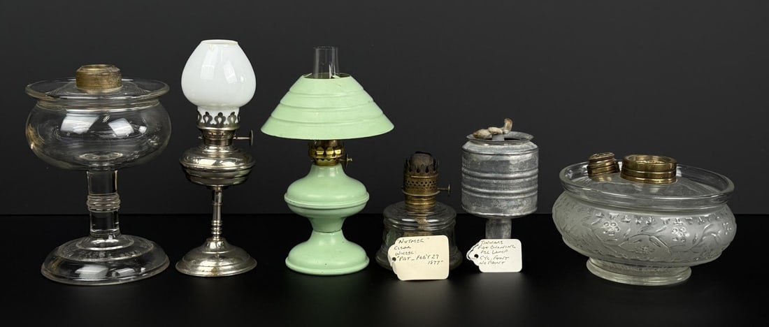 Collection of Kerosene and Whale Oil Lamps (1 of 13)