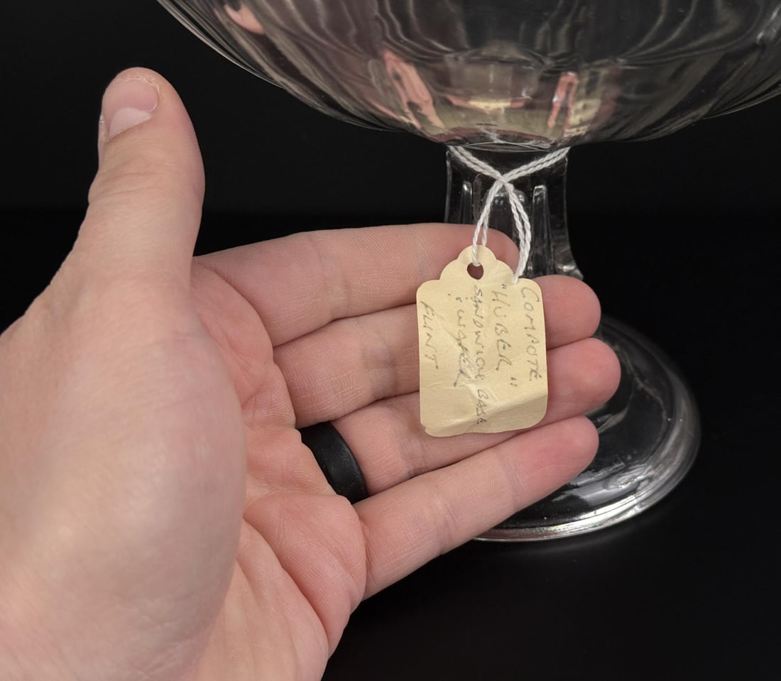 EAPG Flint Glass Footed Compotes - 4