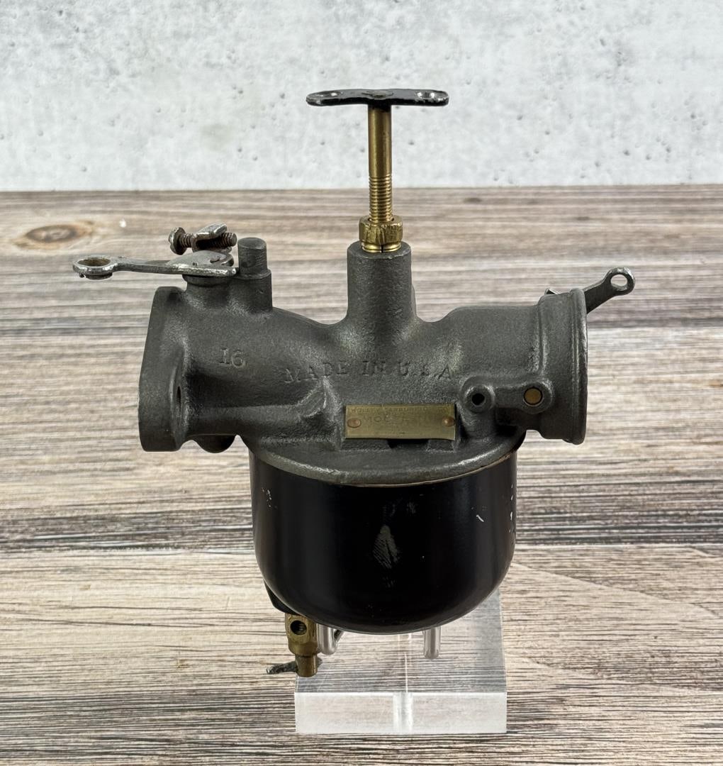 Ford Model T Holley NH Carburetor: Shows the straight through style.