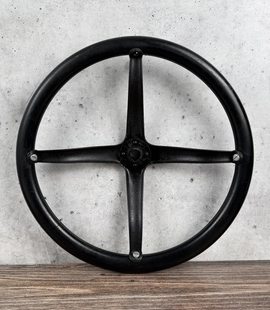 Ford Model T Steering Wheel: 15 1/2" diameter.