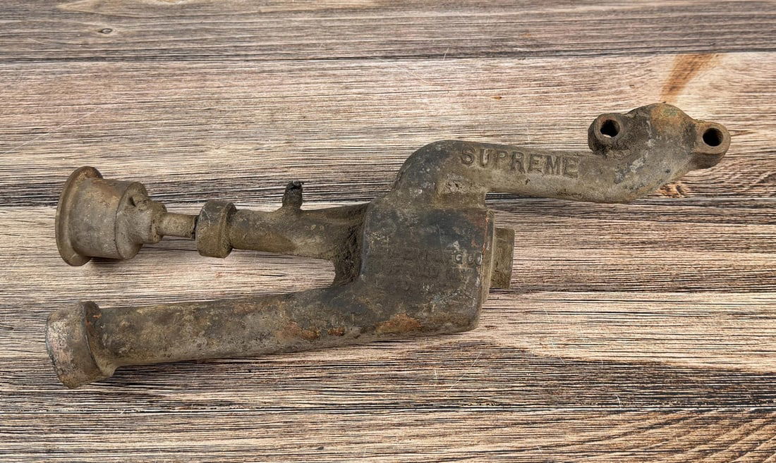 Ford Model T Water Pump Assembly Supreme: 16" long.