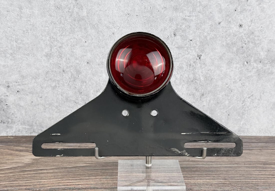 Canadian Model T Tail Light License Plate Bracket: 5 5/8" by 10 1/8".