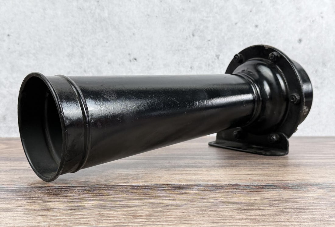 Ford Model T 6V Electric Horn: Unmarked, similar to Klaxon. 5 5/8" by 14 3/8" long.