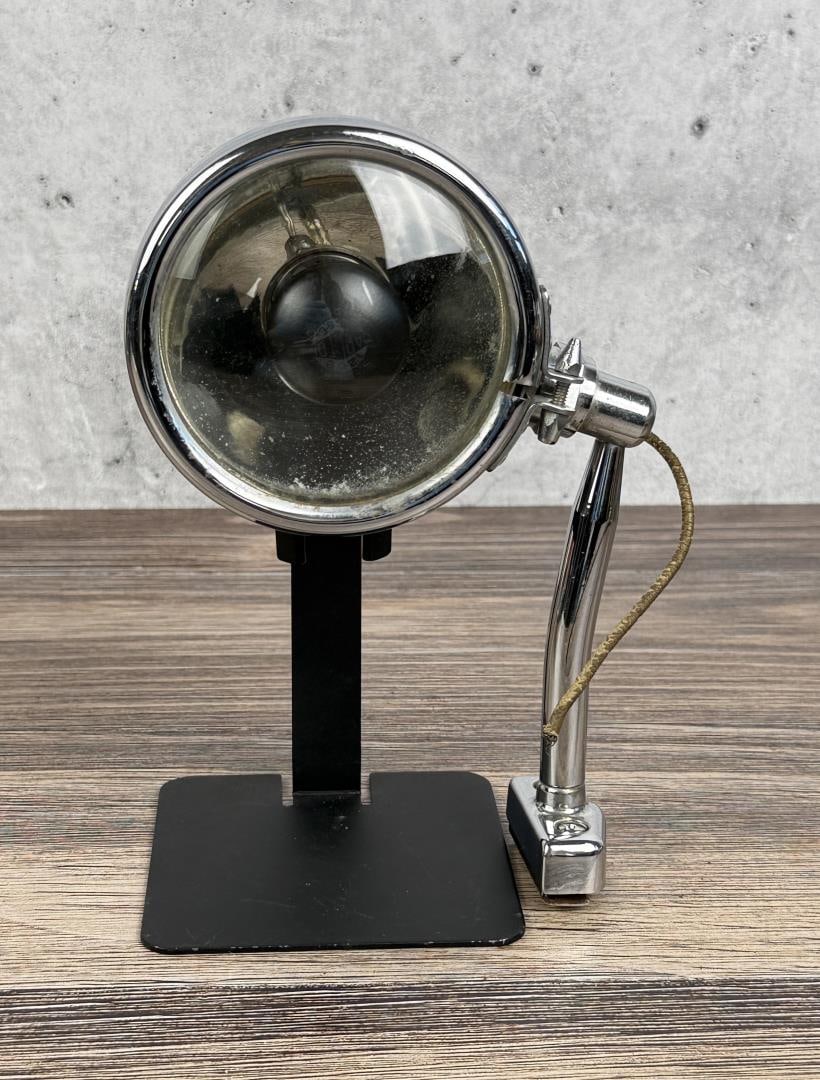 Spotlight Rear View Mirror Combination: 5" by 5 1/4" by 8 1/4".