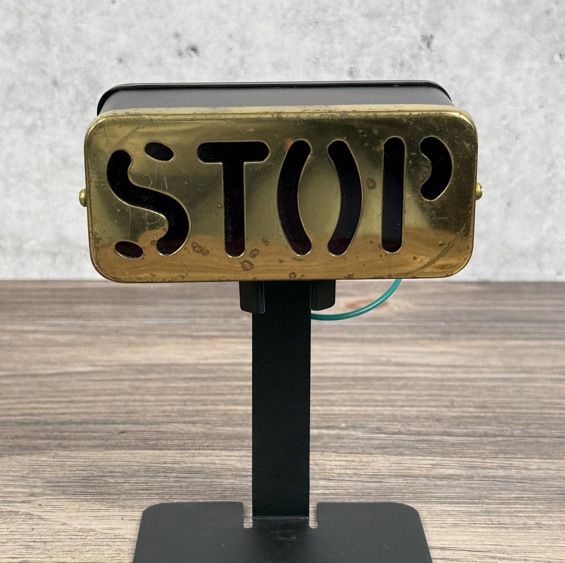 Ford Model T STOP Tail Light: 3 1/8" by 4 5/8". Contemporary.